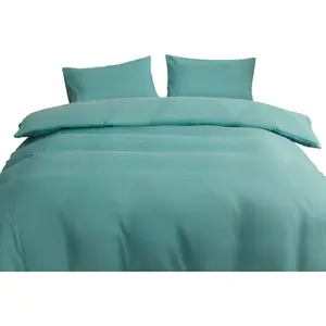 4-Piece Chemical Fiber Japanese Bedding Set - Smooth Sand Fitted Sheet, Soft Texture, Neutral Look, Multi-Size Sets for Minimalist Bedroom (4 pieces included), Four Pieces