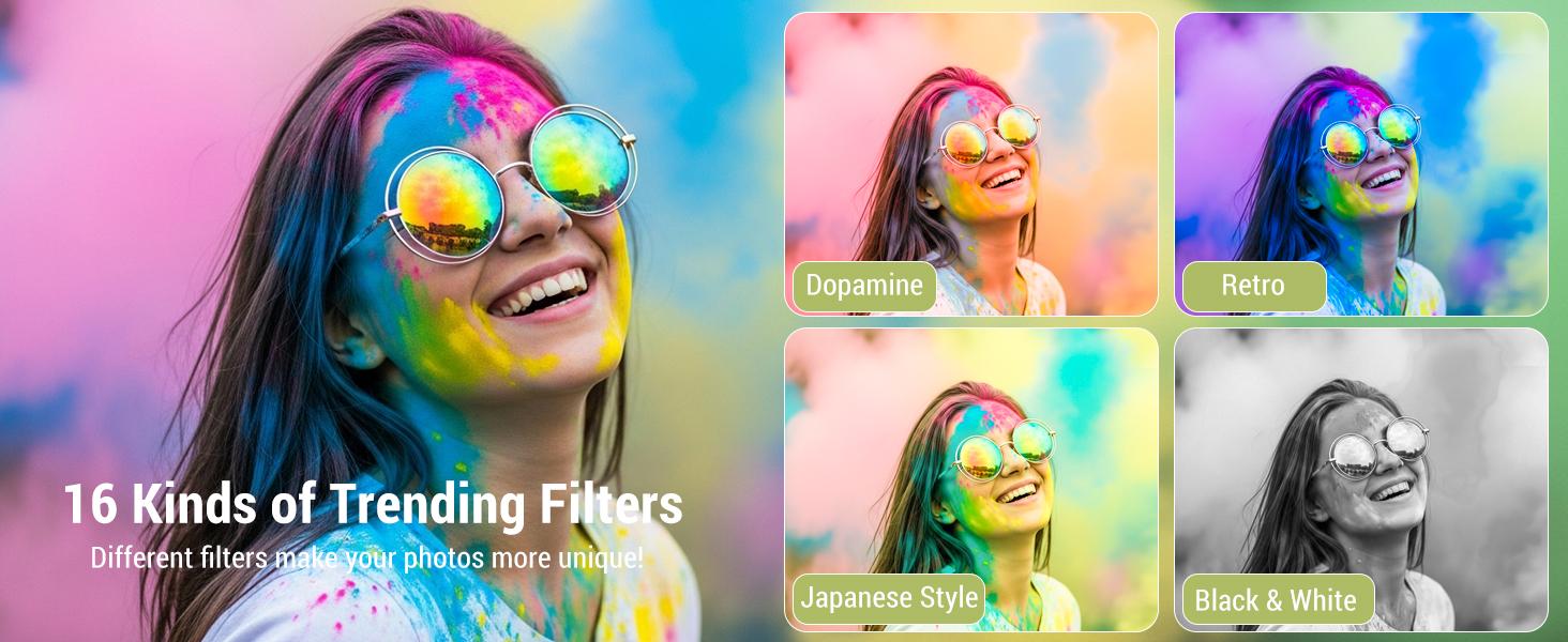 Digital Camera, 4K 64MP Cameras for Photography, 270°Flip Screen Vlogging Camera, Autofocus, Flash, 18X Zoom, 2 Batteries, 64GB Card, Point and Shoot Digital Cameras for Kids Teens, Black