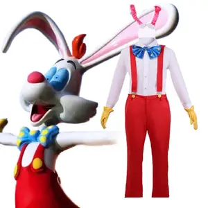 Roger Rabbit Style Cosplay Costume for Adults - Fun Cartoon Bunny Character Outfit