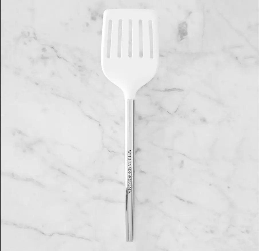 Williams Sonoma Stainless-Steel Silicone Slotted Turner