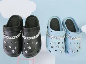 Star Embellished Clogs/Mules Summer beach slide and Garden Sandals  Footwear Walking Shoes  Platform Comfort Women