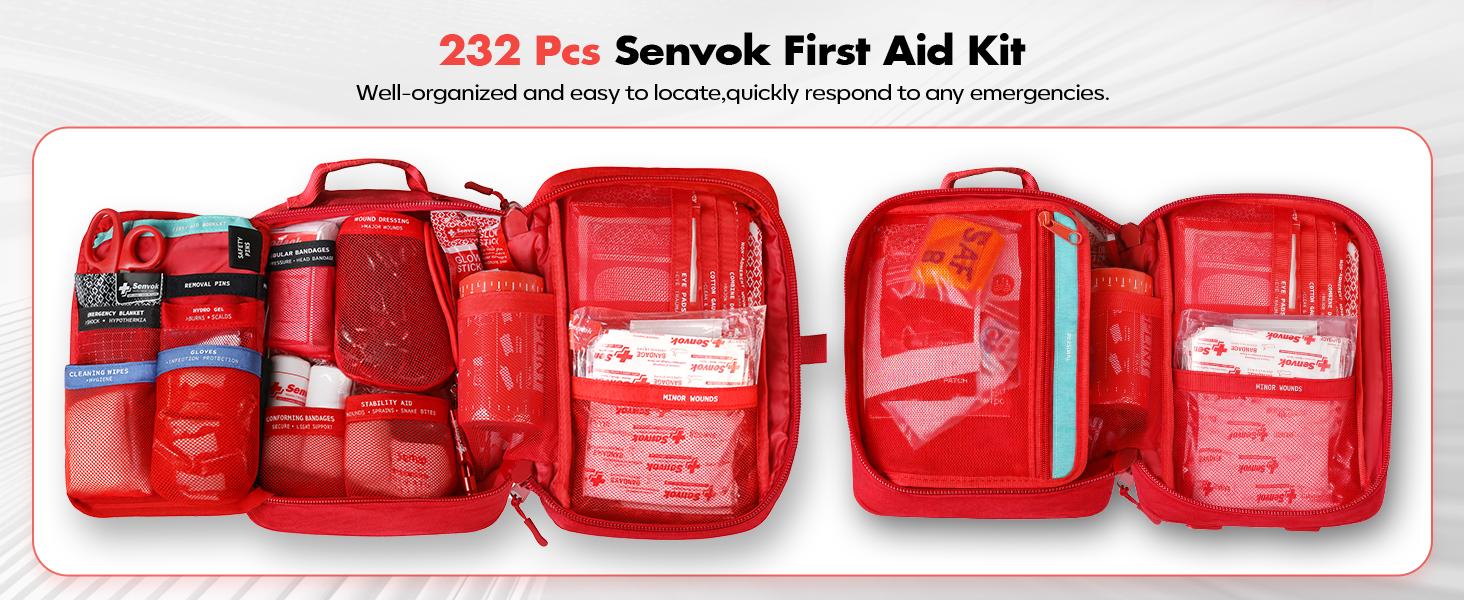 First Responder Trauma Care Medical Bag | Fully Stocked EMT Kit