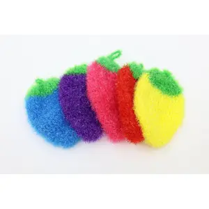 Korean Scrubber Strawberry design (5 PCS)