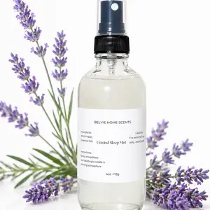 Unwind Sleep Mist - Lavender & Chamomile - 4oz - 113g - Promotes Deep Sleep - Reduces Anxiety & Stress - Natural Ingredients for a Peaceful Night - Calming