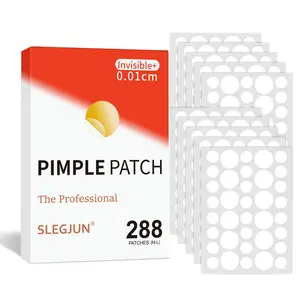 Hydrocolloid Pimple Patch, 288pcs Box Acne Covering Stickers, Spot Cover Stickers for Face and Skin, Skin Care for Women & Men, Blemish Barrier Patches, Acne Spot Treatment