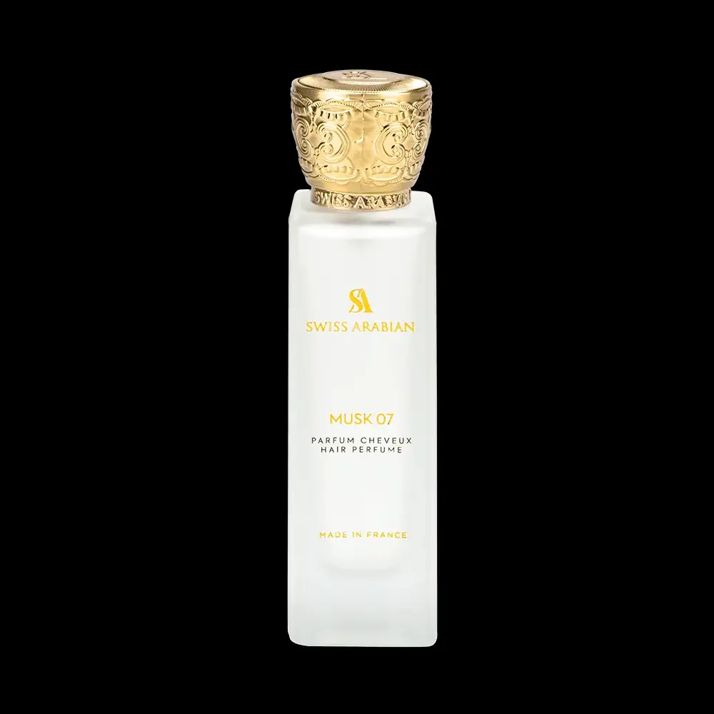 Swiss Arabian Musk 07 Parfum Cheveux Hair Perfume - Luxurious Gold Cap & French Craftsmanship