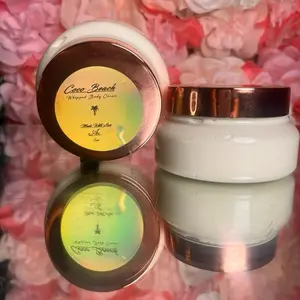 Cocoa Beach Whipped Body Butter - Deep Hydration for Soft Supple Skin with Thick Emollient Ingredients Anti Aging Properties Improves Elasticity  Radiant Moisturizer Moisture Moisturizing Hydrate Hydrating