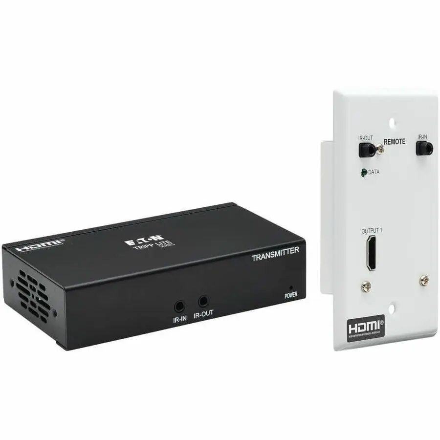 Tripp Lite HDMI Over Cat6 Extender Kit Wall Plate Receiver PoC B127A1A1BHFH