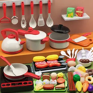 Kitchen Toy Set 73-Piece Miniature Cooking Set Simulation Kitchen Utensils, Pretend Play, Cooking Toys, Fun Kitchen Accessories, Model Xinghao 839-01