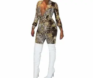 Kara Zebra Print Jumpsuit