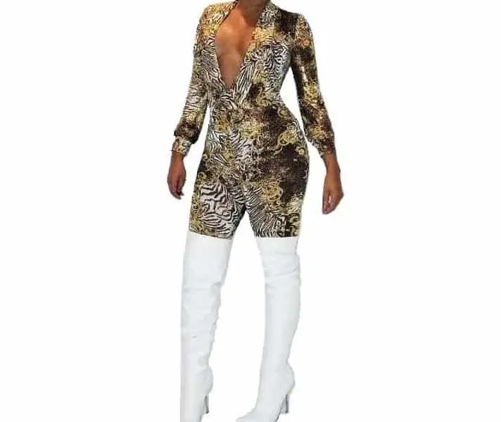 Kara Zebra Print Jumpsuit