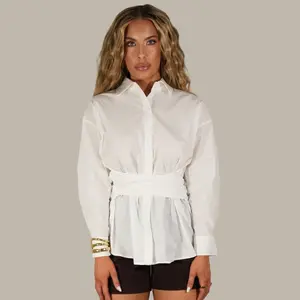 "the trustee" wrap shirt