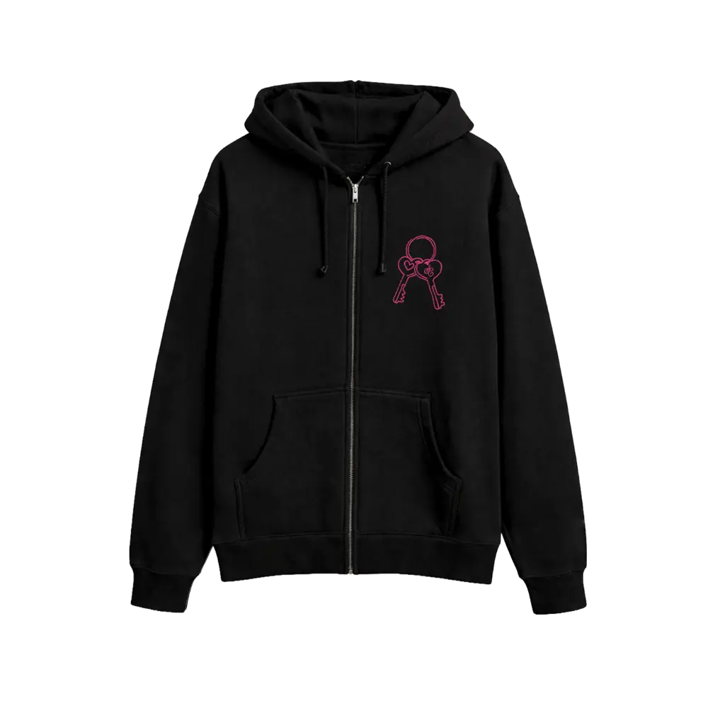 Never Enter Through The Back Door Zip Hoodie