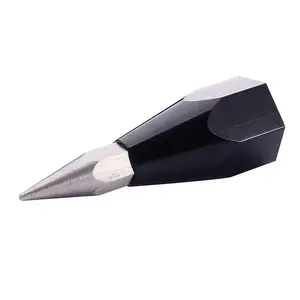 Prism Pole Point Sharp Tip with Replaceable Tip, 5/8 Internal Thread Surveying Rod Prism, Durable Design for Precision Measurements