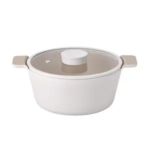 NEOFLAM Korean Vulcan 10-Inch Ceramic Coated Stock Pot - Induction & Gas Compatible