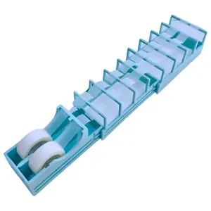 Tape Zoomie Tape Dispenser with 2 Rolls, Adjustable Tape Cutter Distributor Holder, Valentine's Day Christmas Gift Wrapping Tool