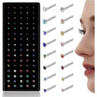 80Pcs 22G Straight（multicolor）