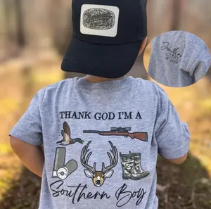 Youth And Adult I'm a Southern Shirt, Youth Boy Clothing, Country Boy Clothes, Summer Outfitters, Family Matching Tee, Hunting Season