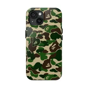 Bape Protective Camo Streetwear Phone Case Suitable for iPhone 11-17