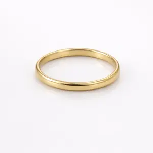 10K Gold Classic Thin Band Ring