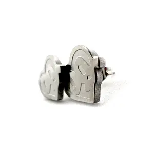 Drain Gang Love Pill Logo Fan-Made Stainless Steel Small Stud Earrings - 0.5in Stainless Steel
