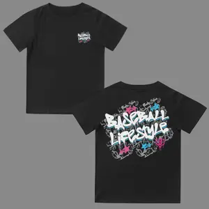 Baseball Graffiti Drip Youth T-Shirt, Baseball Lifestyle Clothing, Baseball Outfits, Baseball Lifestyle Shirt, Trendy Summer Outfit