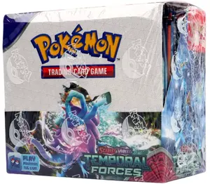 Scarlet & Violet Temporal Forces Booster Box - Set 5 in Scarlet & Violet with Over 160 Cards, 6 Trainer Cards & ACE SPEC Effects