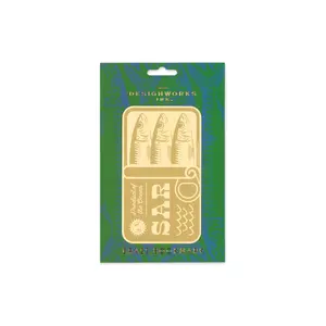 Brass Bookmark - Sardines