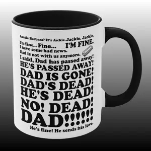 DAD'S D4AD PLUS Mug, Jackie Fan Tv show Ceramic Mug