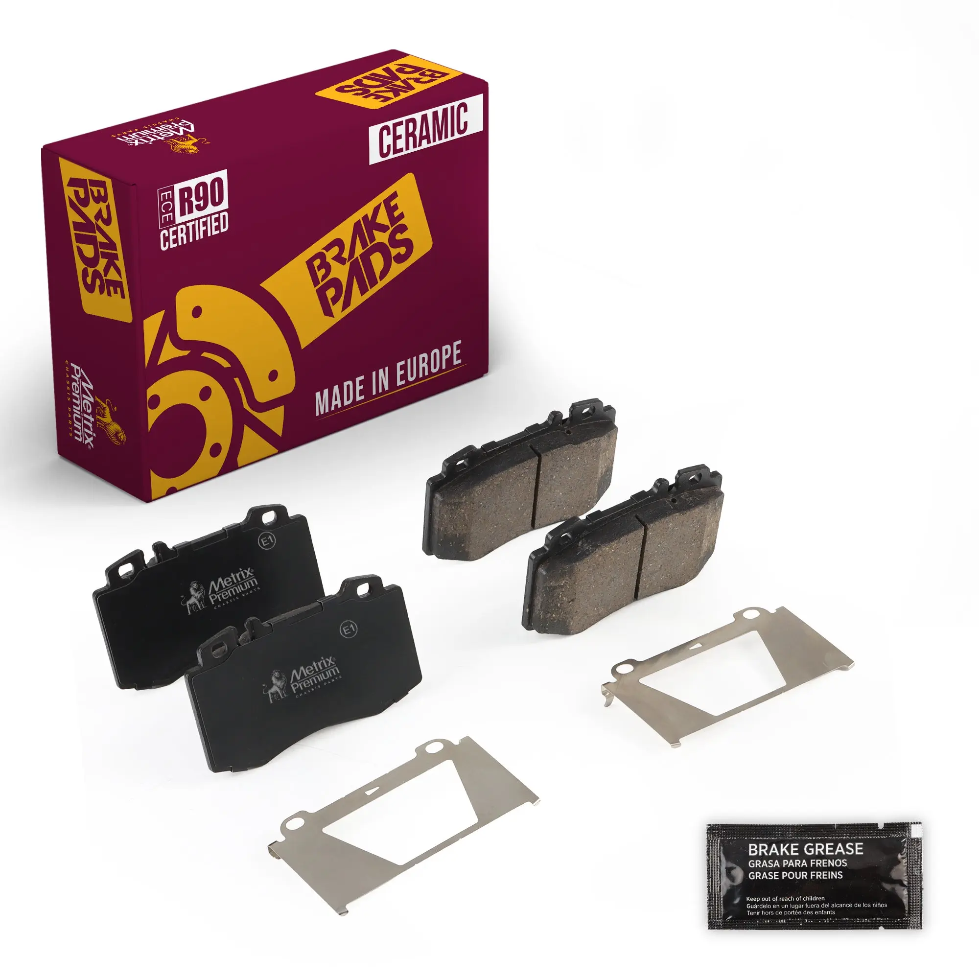 Front Disc Brake Pad Set 93601MC
