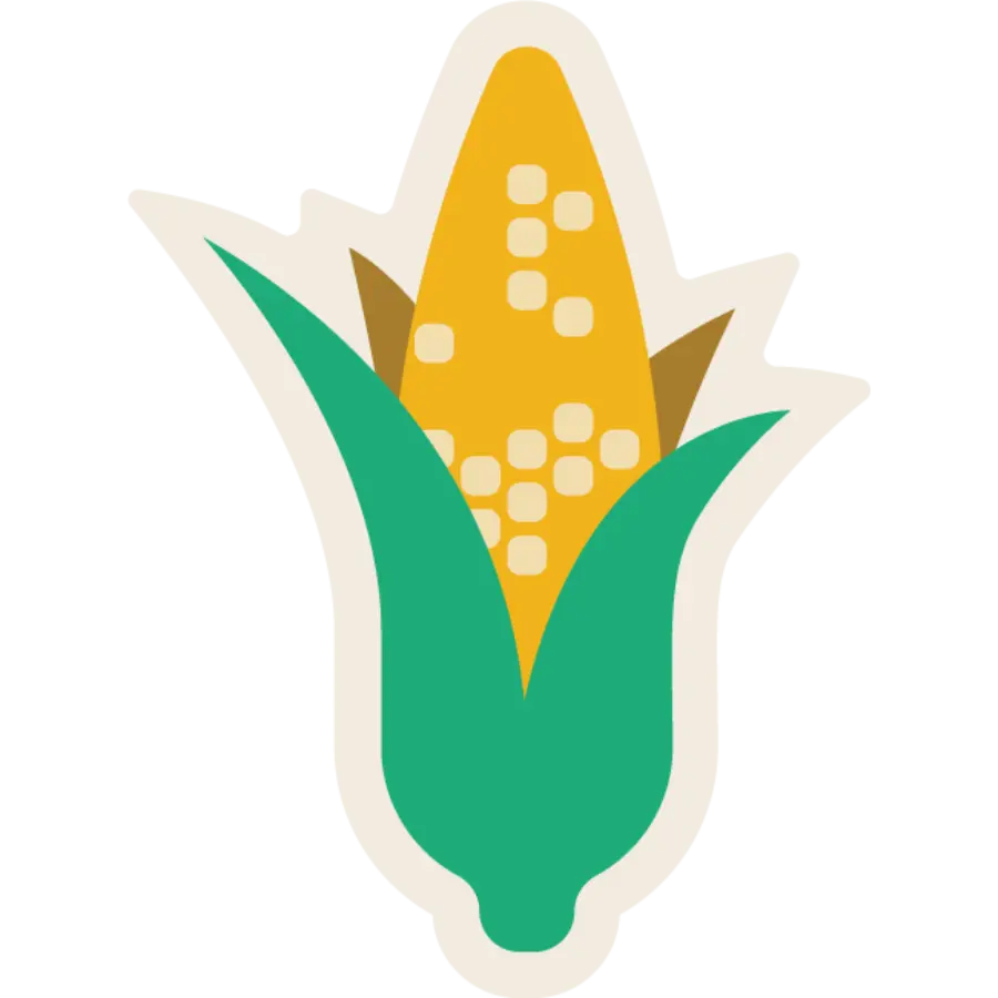 Ear of Corn Weather Resistant Sticker | HEARTlandia