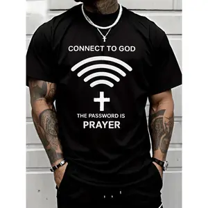 PAYEAH Connect To God The Password Ls PrayerT-Shirt 100% Heavy Cotton T Shirt