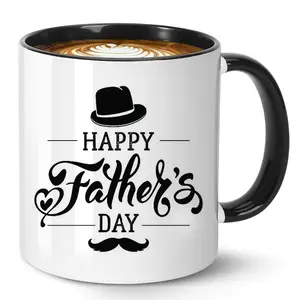 Best Dad Ever Coffee Mug - 11oz Ceramic Cup for Father, Funny Father's Day Gift, Christmas Birthday Present for Dad, Tea Mug for Men, Drinkware