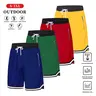 Men's Loose-Fit Activewear Gym Shorts - 100% Polyester Mesh, Plain, Quick-Dry Fabric, Comfortable Stretch, Above-Knee Cut, Zipper Pockets, Casual Athletic, Cold Wash Compatible