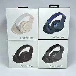 be Studio Pro over-ear Bluetooth headphones, fourth generation, wireless Bluetooth headphones with pop-up window, suitable for recording engineers, foldable, noise cancellation Sports and gaming portable headphones