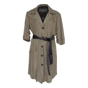 LE REUSSE Montana Green Blazer Dress - Long Sleeve OL Style Summer Essential Chic American-Made Women's Fashion