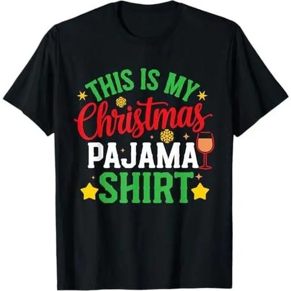 This Is My Christmas Pajama Shirt Funny Xmas PJs Men Women T-Shirt