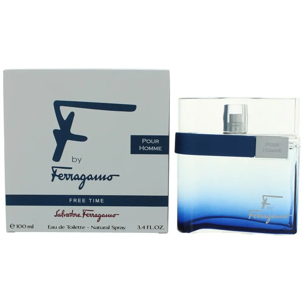 F by Ferragamo Free Time by Salvatore Ferragamo for Men - 3.4 oz EDT Spray