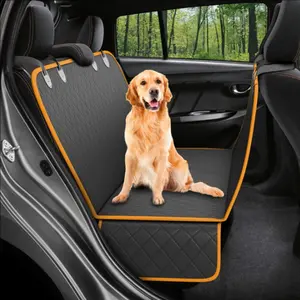 Cross-border hot-selling car pet pad, car rear anti-dirty waterproof cat and dog pad foldable car pet pad
