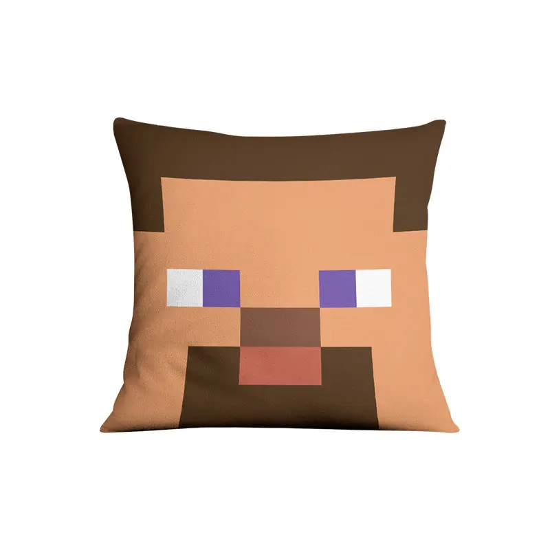 Retro Pixel Game Character Decorative Pillow Sofa Couch Ornament