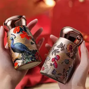 Intelligent Mini Thermal Cup Retro Stainless Steel Coffee Cup Portable Large Capacity Water Cup For Keeping Iced Coffee Tea Thermos Cup