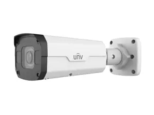 Uniview IPC2328SB-DZK-I0 8MP Smart IR WDR 3D-DNR Outdoor Network Ultra 265 PoE Bullet Camera with 2.8 up to 12mm, Automatic Focusing and Motorized Zoom Lens, Metal