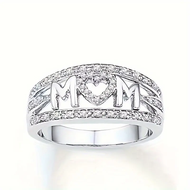 925 Sterling Silver Fashion Rhinestone Decorated Ring for Women, Sterling Silver Rings, Elegant Fashion Hand Jewelry for Party, Daily Clothing Decor, Trendy All-match & Exquisite Jewelry for Birthday Gift, 925 Jewelry
