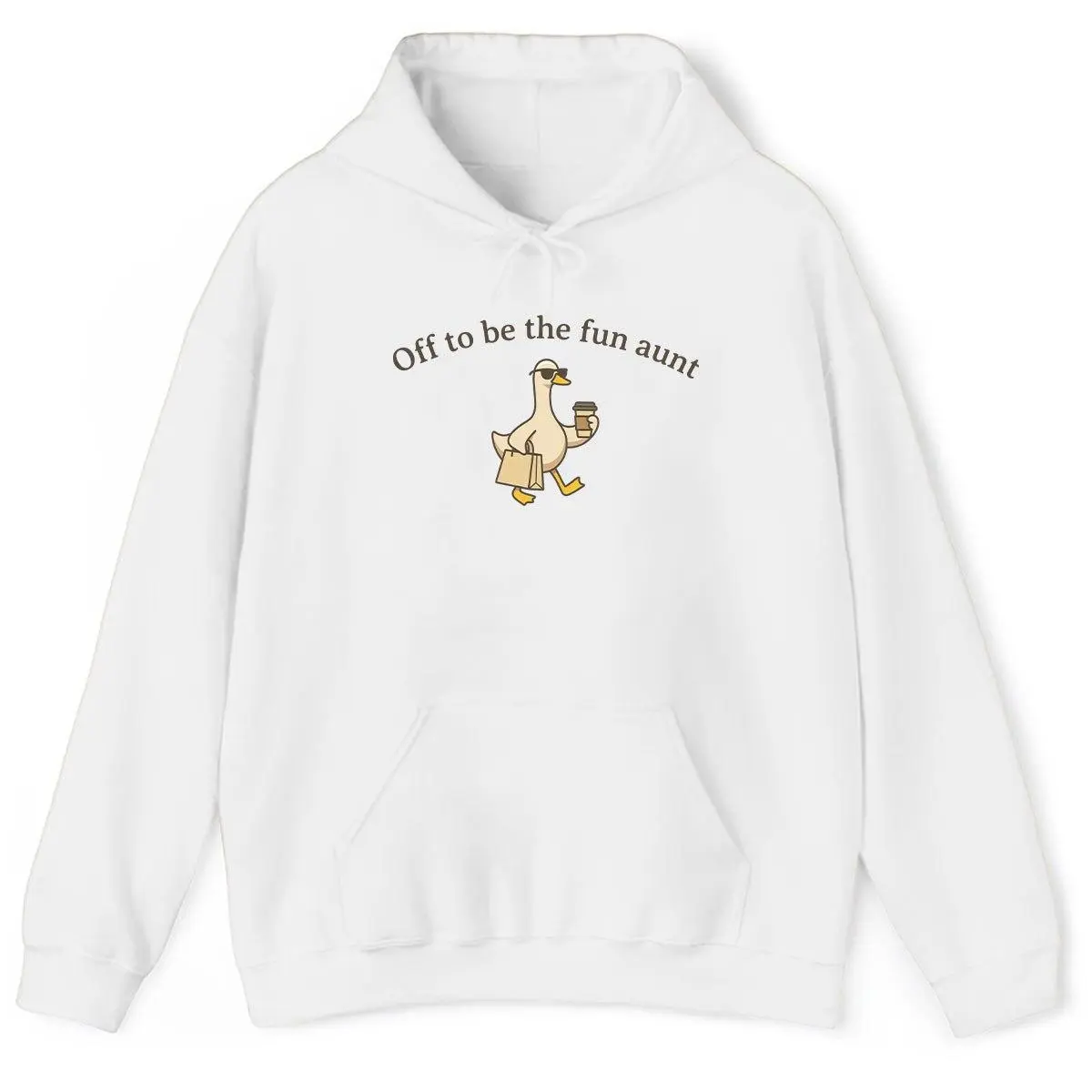 Auntie Hoodie, Funny Aunt Goose Gildan Hoodie, Gift for Aunt, Aunt Gift, Pregnancy Announcement for Sister, Future Aunt Hoodie