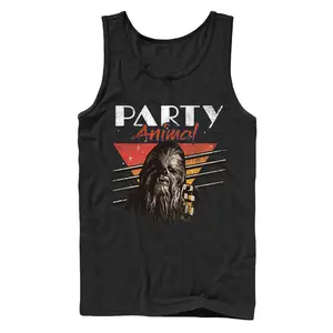 Men's Star Wars Chewbacca Party Animal Tank Top