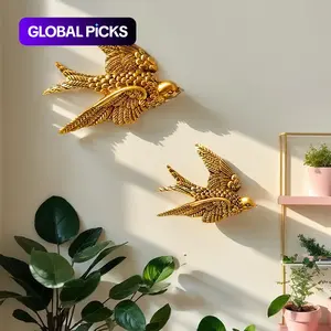 Resin Swallow Wall Hanging Decor, Wall Hanging Ornament, Vintage Flying Swallow Home Decoration for Living Room Dining Party Wedding #TOP PICKS