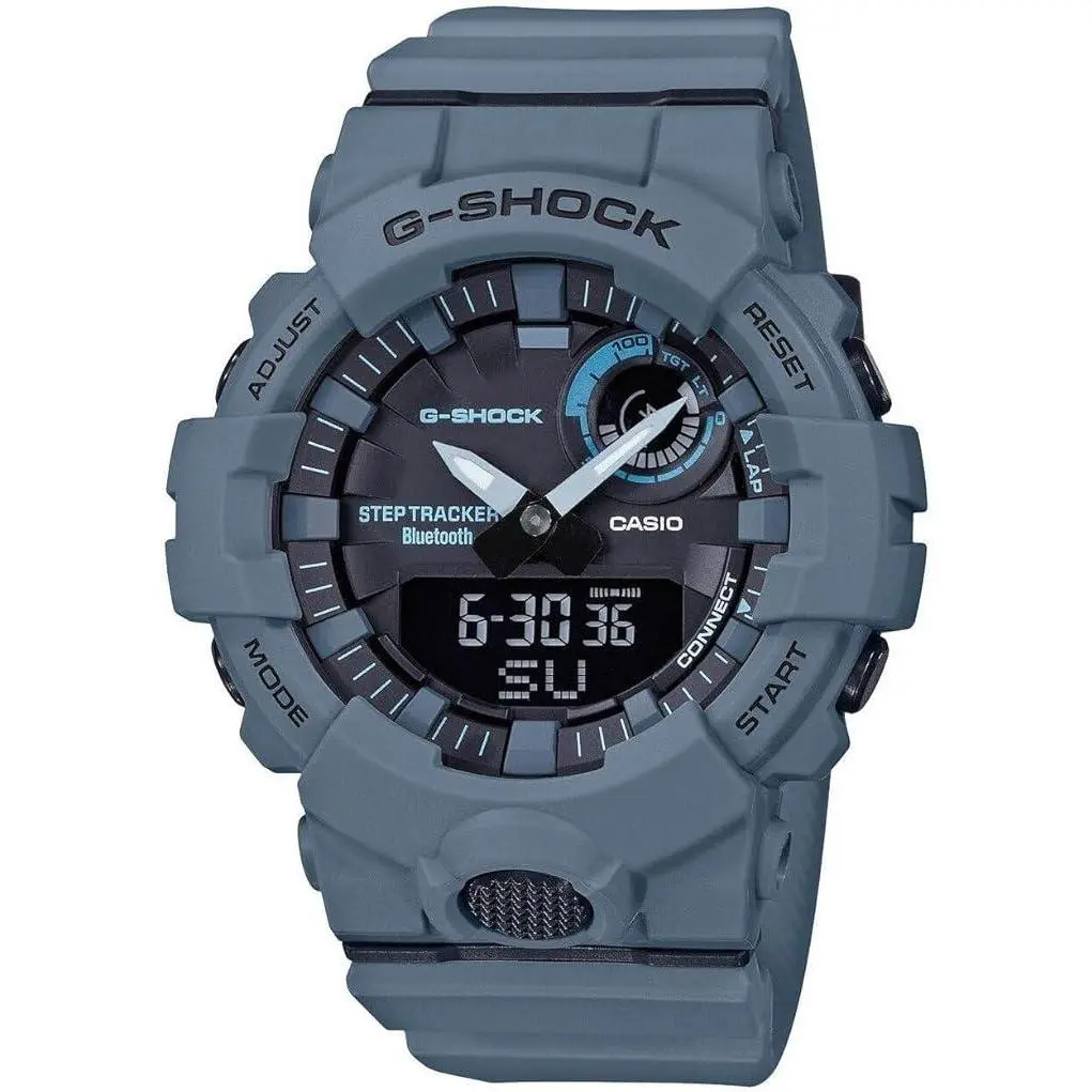 Casio G-Shock G-SQUAD Bluetooth Step Tracker Analog-Digital Mens Watch GBA800UC-2A