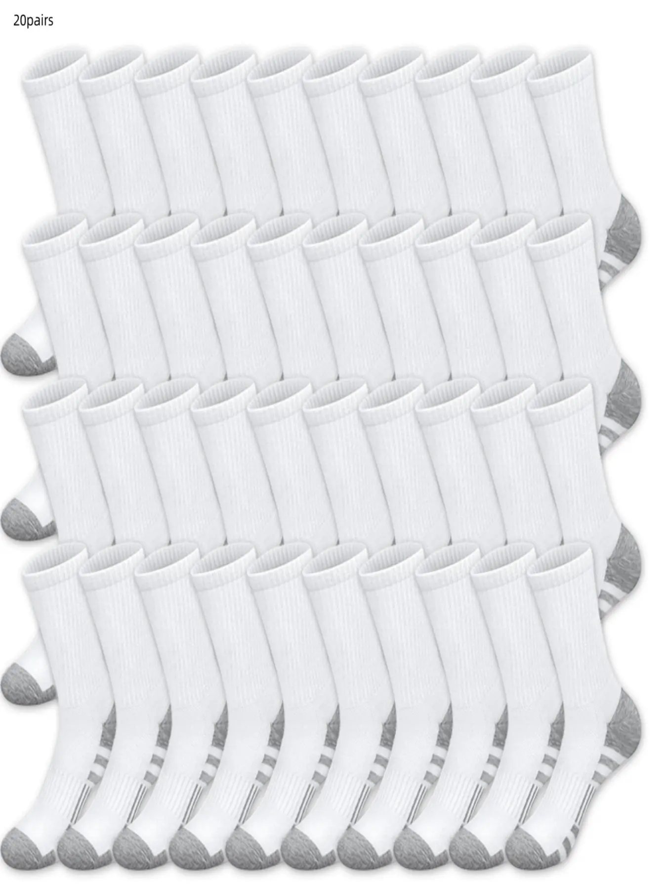 Men's Stripes Print Crew Socks, Socks for Men, Casual Comfortable Breathable Socks for Daily Wear, Minimalist Men's Socks for All Seasons