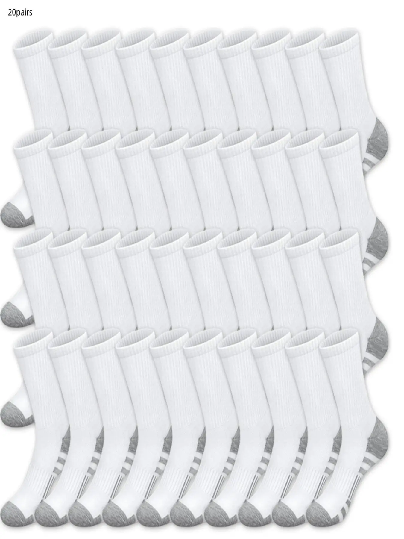 Men's Stripes Print Crew Socks, Socks for Men, Casual Comfortable Breathable Socks for Daily Wear, Minimalist Men's Socks for All Seasons