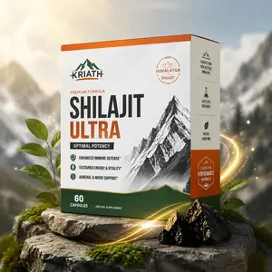 Premium Shilajit Capsules | Daily Nutritional Supplement | Easy-to-Swallow Capsules | Made in USA | 60 Count